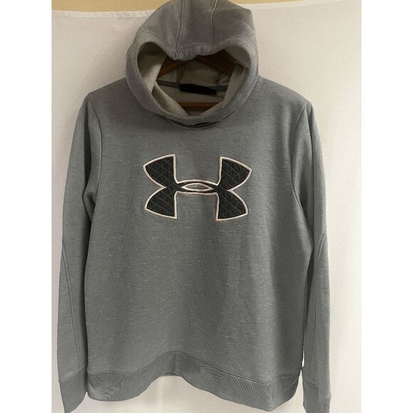 Under Armour Women's Loose Coldgear Pullover Hoodie Size L - Picture 1 of 9